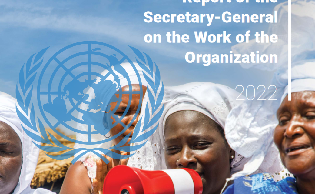 Report of the UN Secretary-General on the Work of the Organization